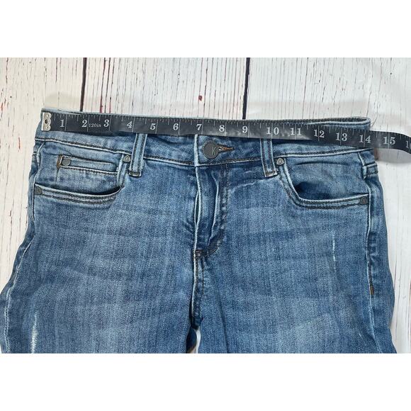 Kut from the Kloth Jeans Womens Sz 4 Catherine Ankle Straight Leg Medium Wash - Picture 4 of 13